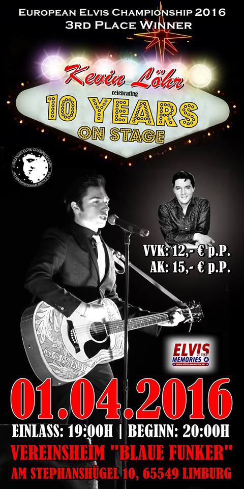 „10 YEARS ON STAGE“